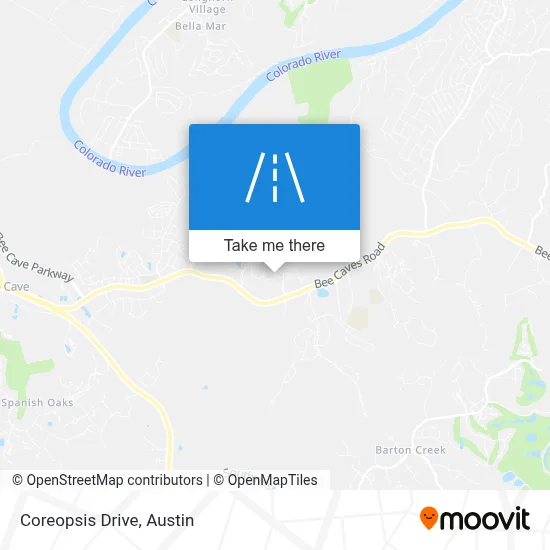 Coreopsis Drive map
