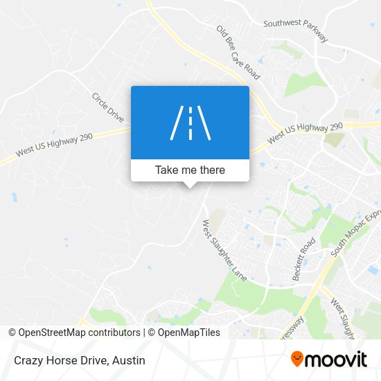 Mapa de Crazy Horse Drive