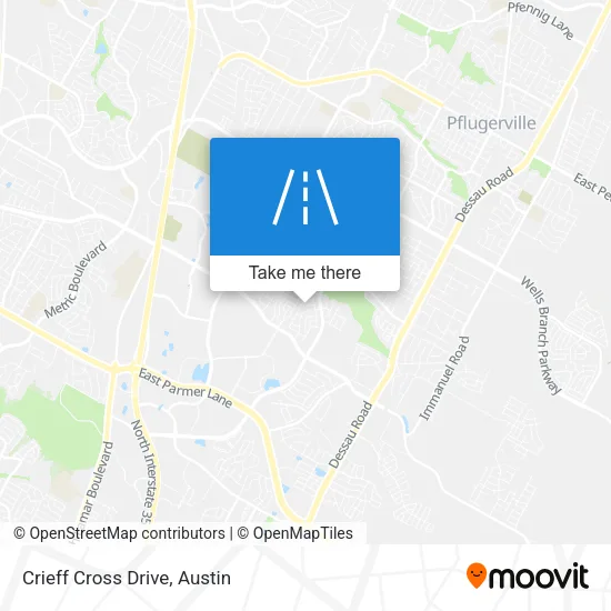 Crieff Cross Drive map