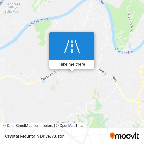 Mapa de Crystal Mountain Drive