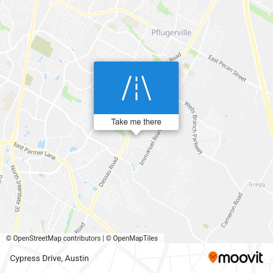 Mapa de Cypress Drive