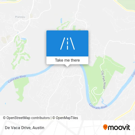 De Vaca Drive map