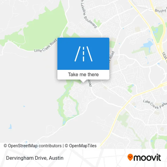 Dervingham Drive map