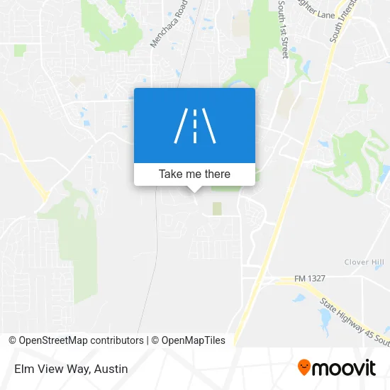 Elm View Way map