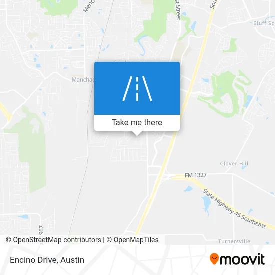 Encino Drive map