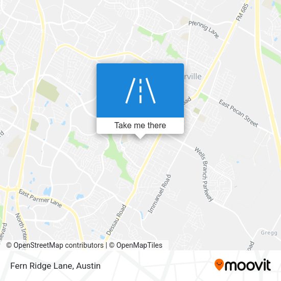 Mapa de Fern Ridge Lane