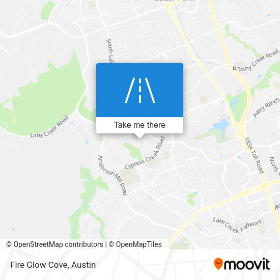 Mapa de Fire Glow Cove