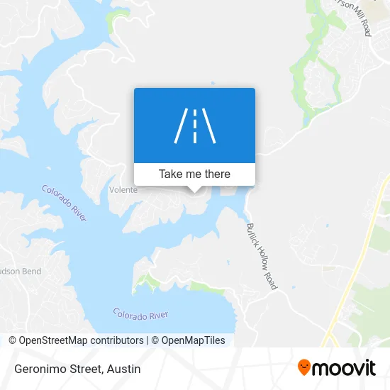 Geronimo Street map