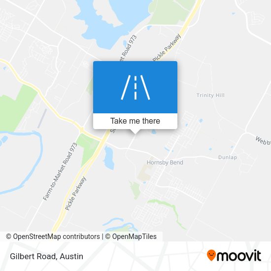 Mapa de Gilbert Road