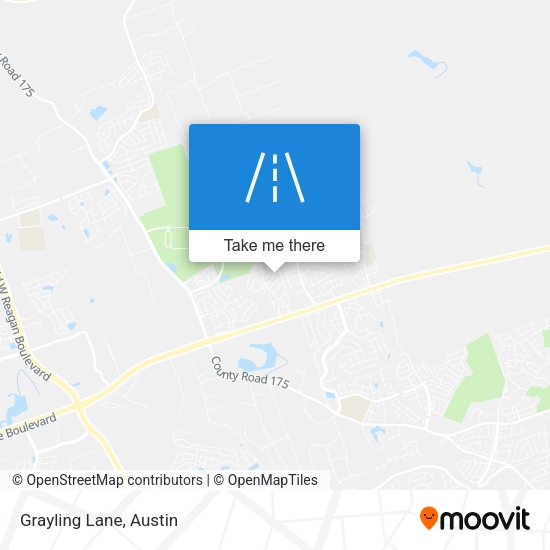 Mapa de Grayling Lane