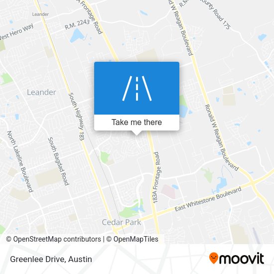 Mapa de Greenlee Drive