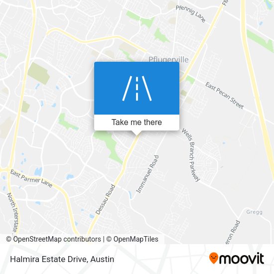 Halmira Estate Drive map