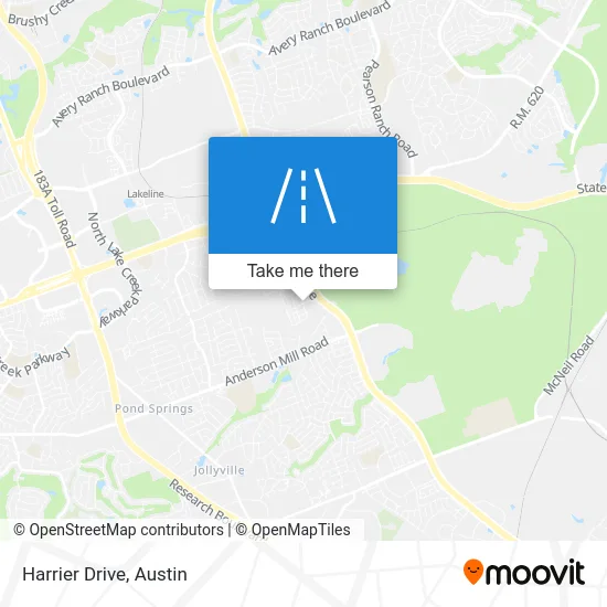 Harrier Drive map
