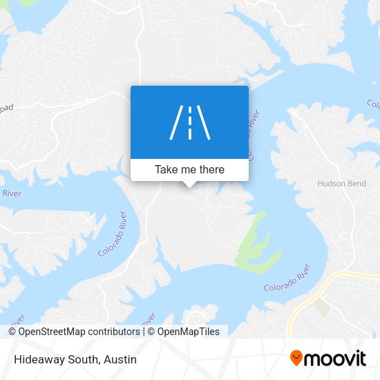 Mapa de Hideaway South
