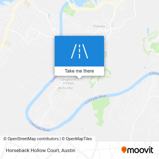 Mapa de Horseback Hollow Court