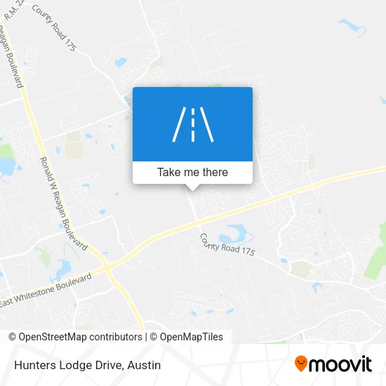 Hunters Lodge Drive map