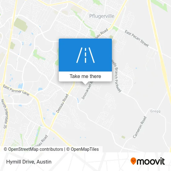 Hymill Drive map