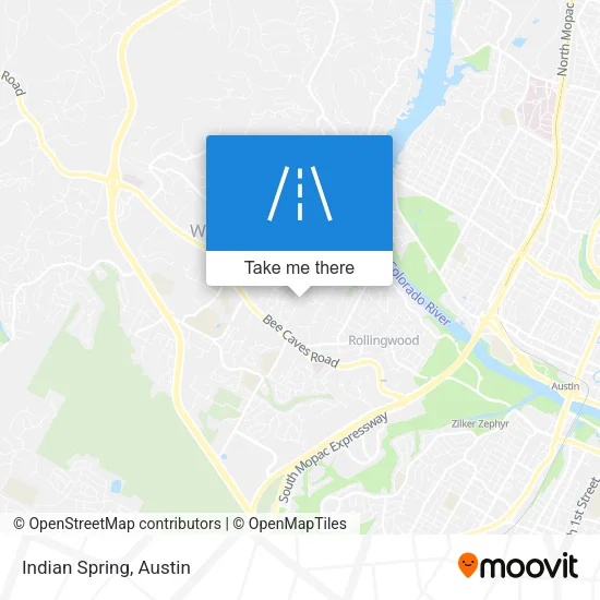 Indian Spring map