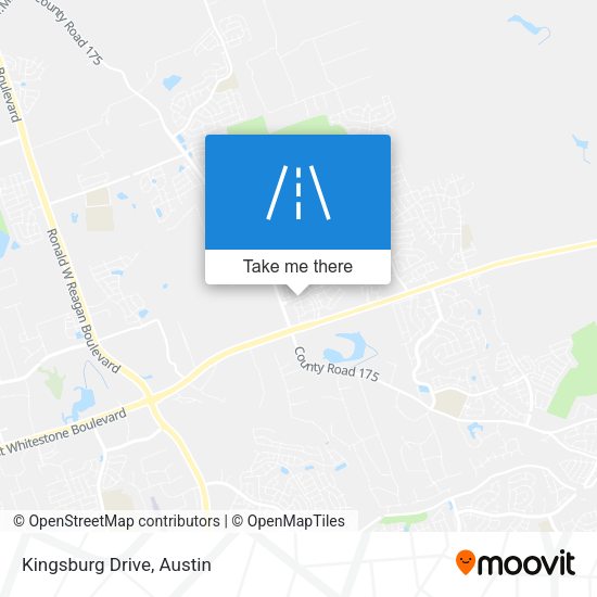 Kingsburg Drive map