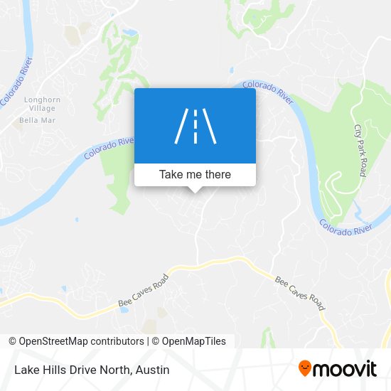 Mapa de Lake Hills Drive North