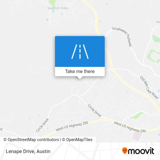 Lenape Drive map