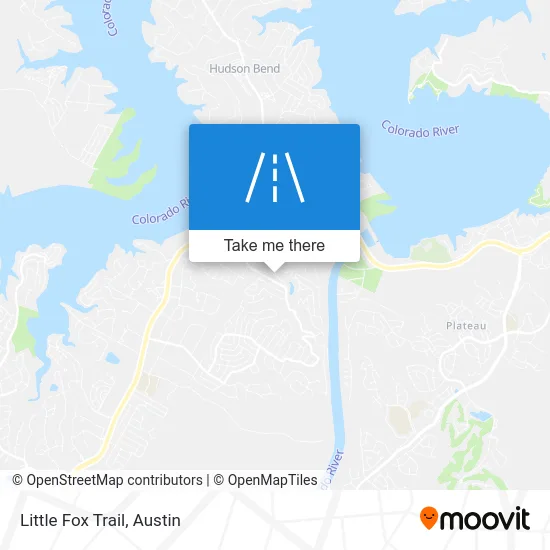 Little Fox Trail map