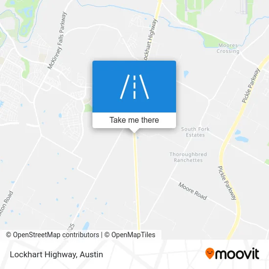 Lockhart Highway map