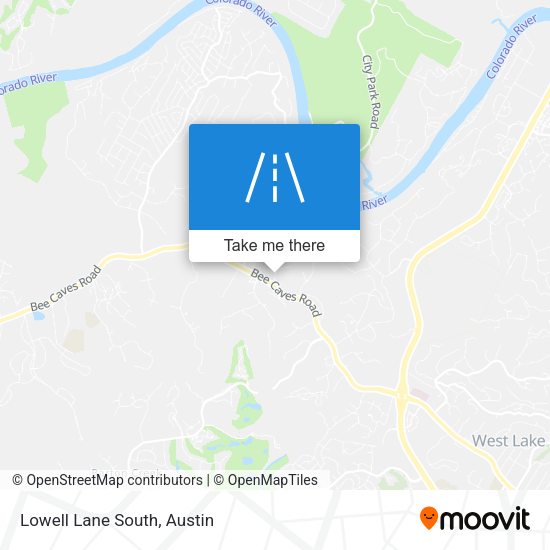 Lowell Lane South map