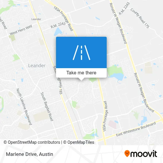 Marlene Drive map
