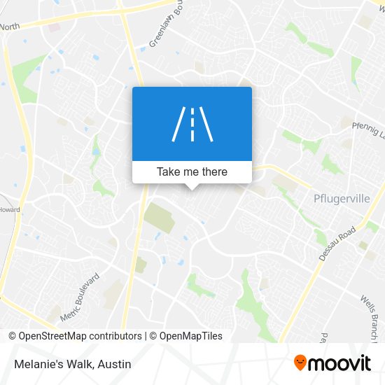 Mapa de Melanie's Walk