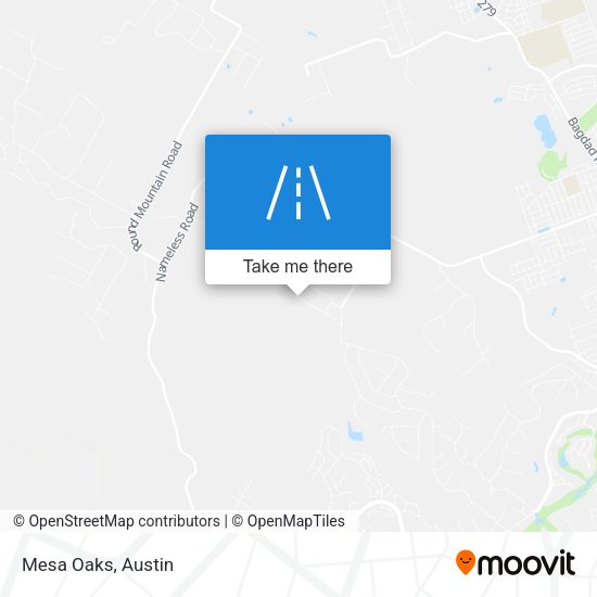 Mapa de Mesa Oaks
