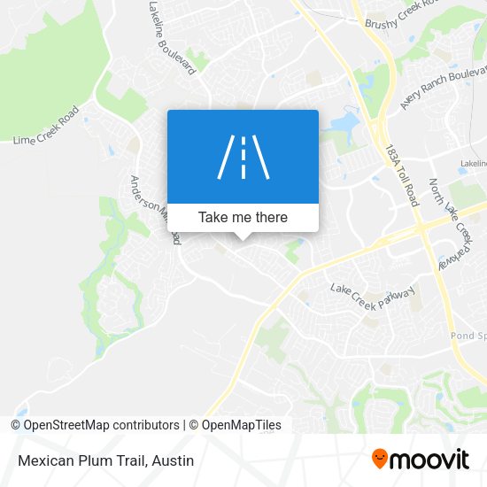 Mapa de Mexican Plum Trail