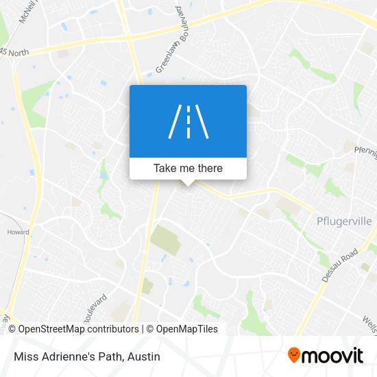 Mapa de Miss Adrienne's Path