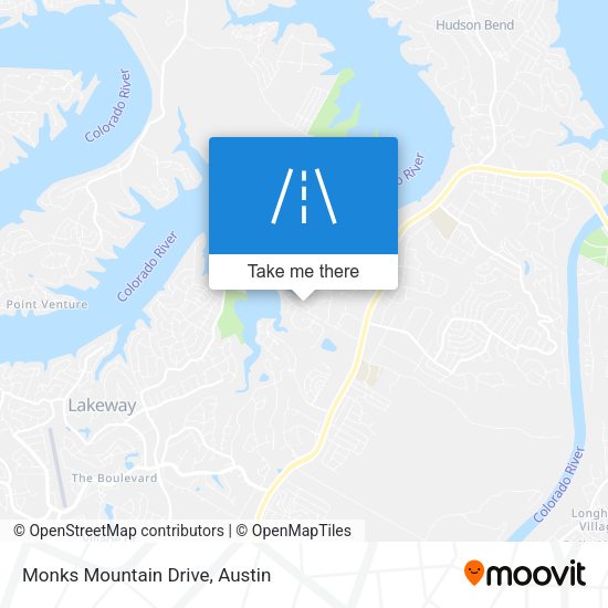 Monks Mountain Drive map