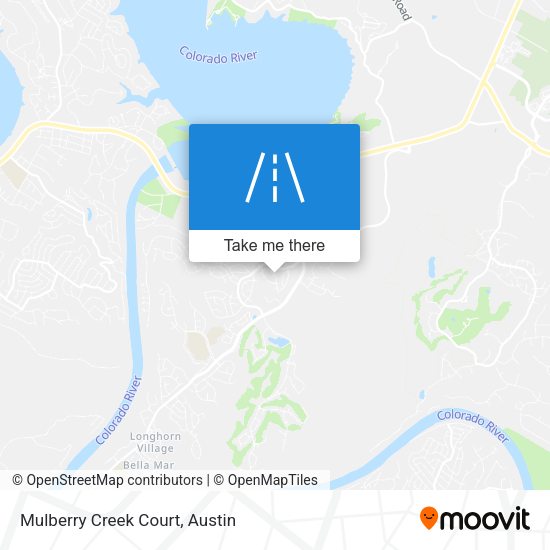 Mapa de Mulberry Creek Court