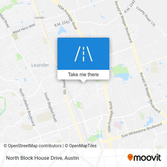 Mapa de North Block House Drive
