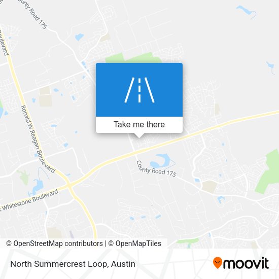 North Summercrest Loop map