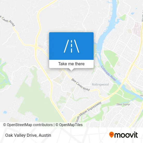 Oak Valley Drive map
