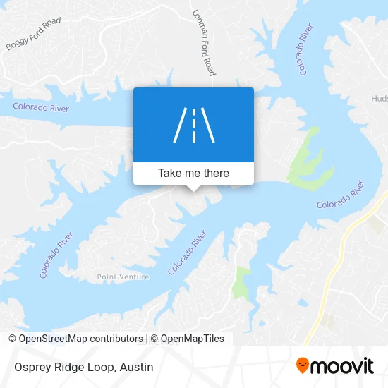 Osprey Ridge Loop map