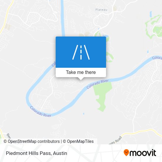 Mapa de Piedmont Hills Pass