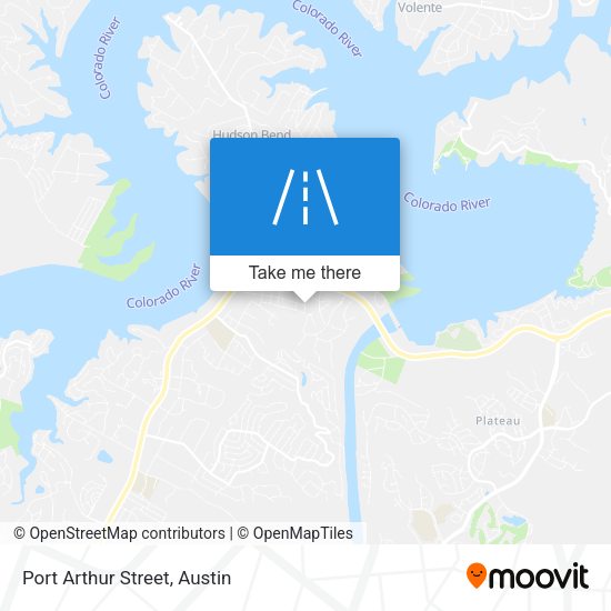 Port Arthur Street map