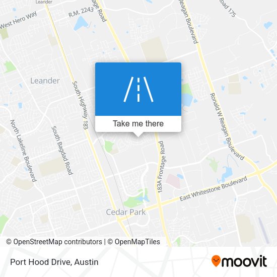 Mapa de Port Hood Drive