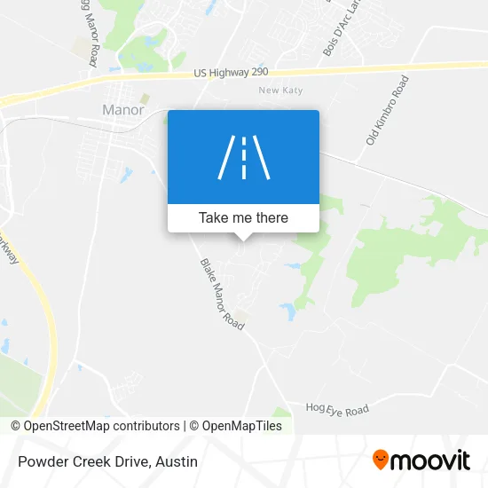 Powder Creek Drive map