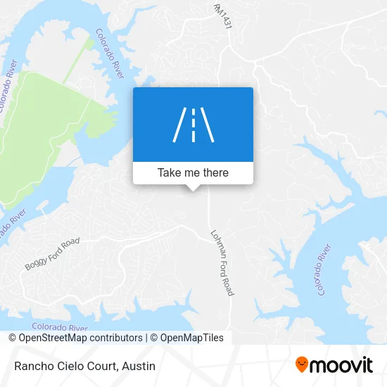Rancho Cielo Court map
