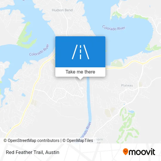 Red Feather Trail map