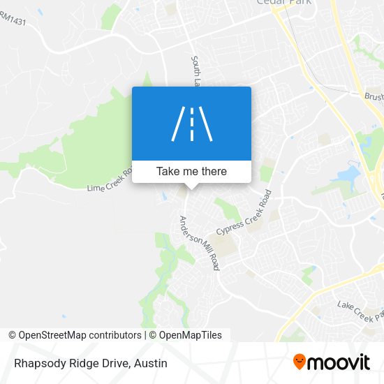 Rhapsody Ridge Drive map