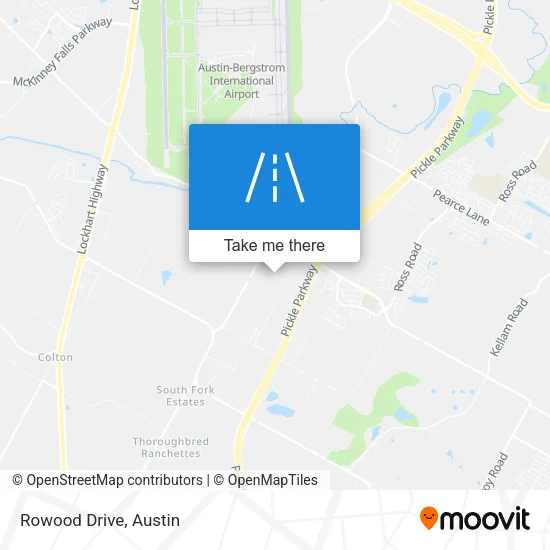 Rowood Drive map