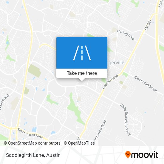 Mapa de Saddlegirth Lane