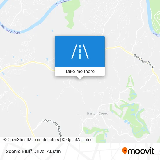 Scenic Bluff Drive map