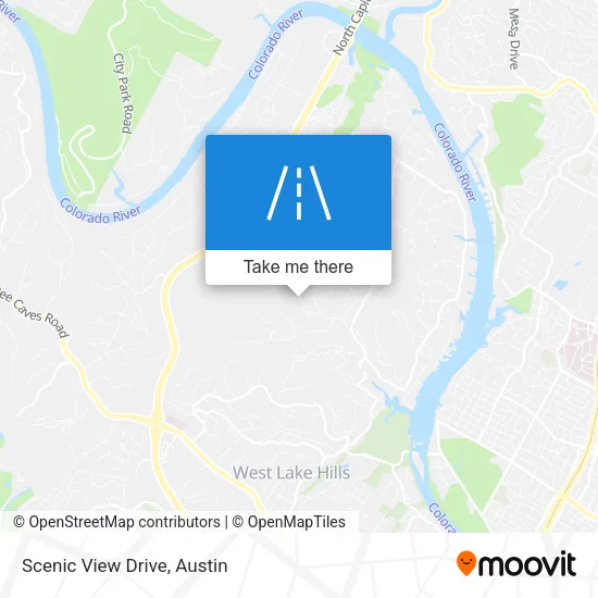 Scenic View Drive map